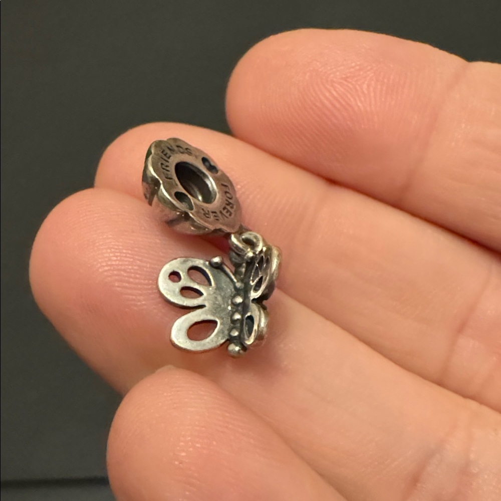 Pandora Friends forever butterfly charm